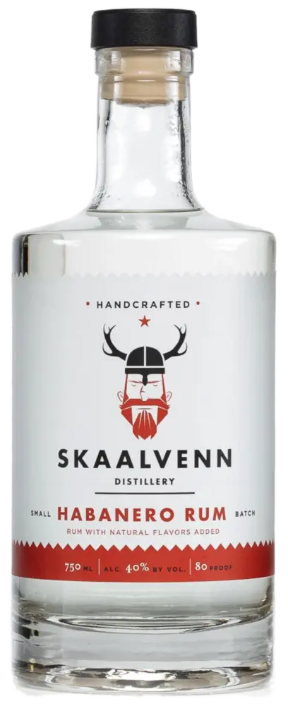 Skaalvenn Habanero Rum 2 A bottle of Skaalvenn Habanero Rum